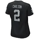 Zennovawear Daniel Carlson Las Vegas Raiders Women's Player Game Jersey - Black