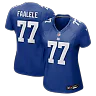 Zennovawear Daniel Faalele New York Giants Women's Team Game Jersey - Royal