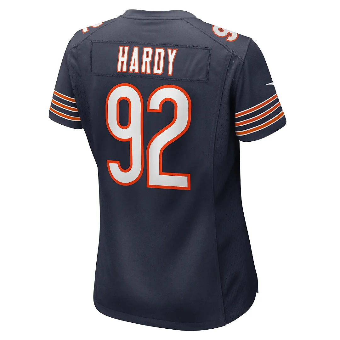 Zennovawear Daniel Hardy Chicago Bears Women's Team Game Jersey - Navy