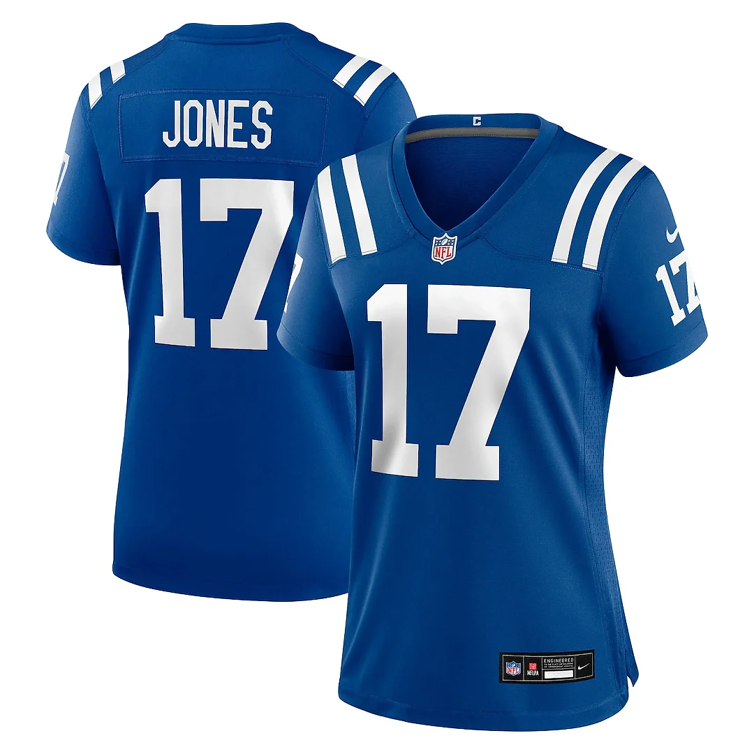 Zennovawear Daniel Jones Indianapolis Colts Women's Team Game Jersey - Royal