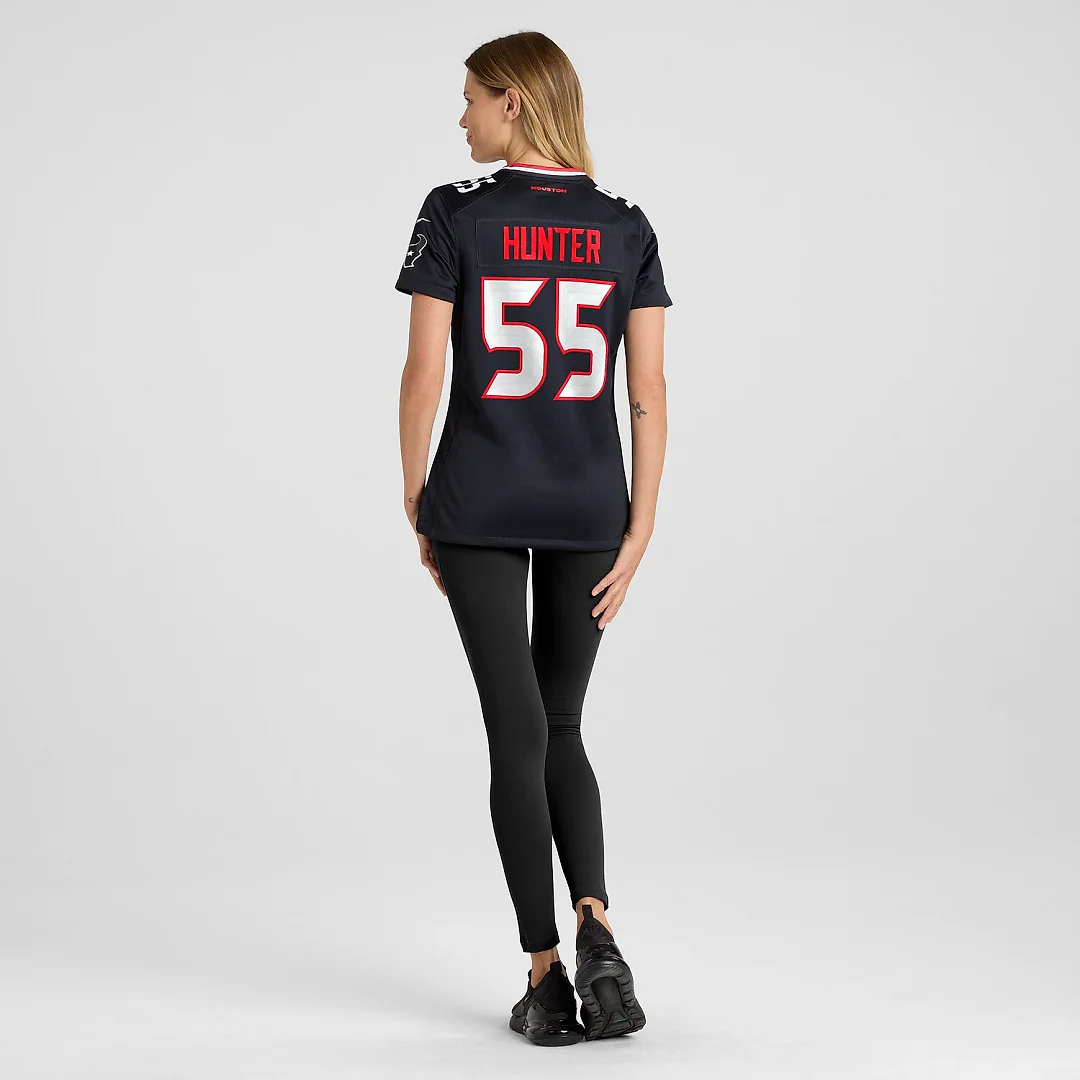 Zennovawear Danielle Hunter Houston Texans Women's Team Game Jersey - Navy