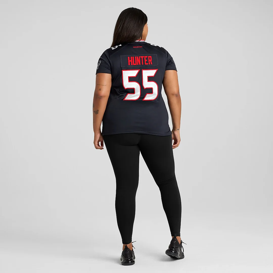 Zennovawear Danielle Hunter Houston Texans Women's Team Game Jersey - Navy