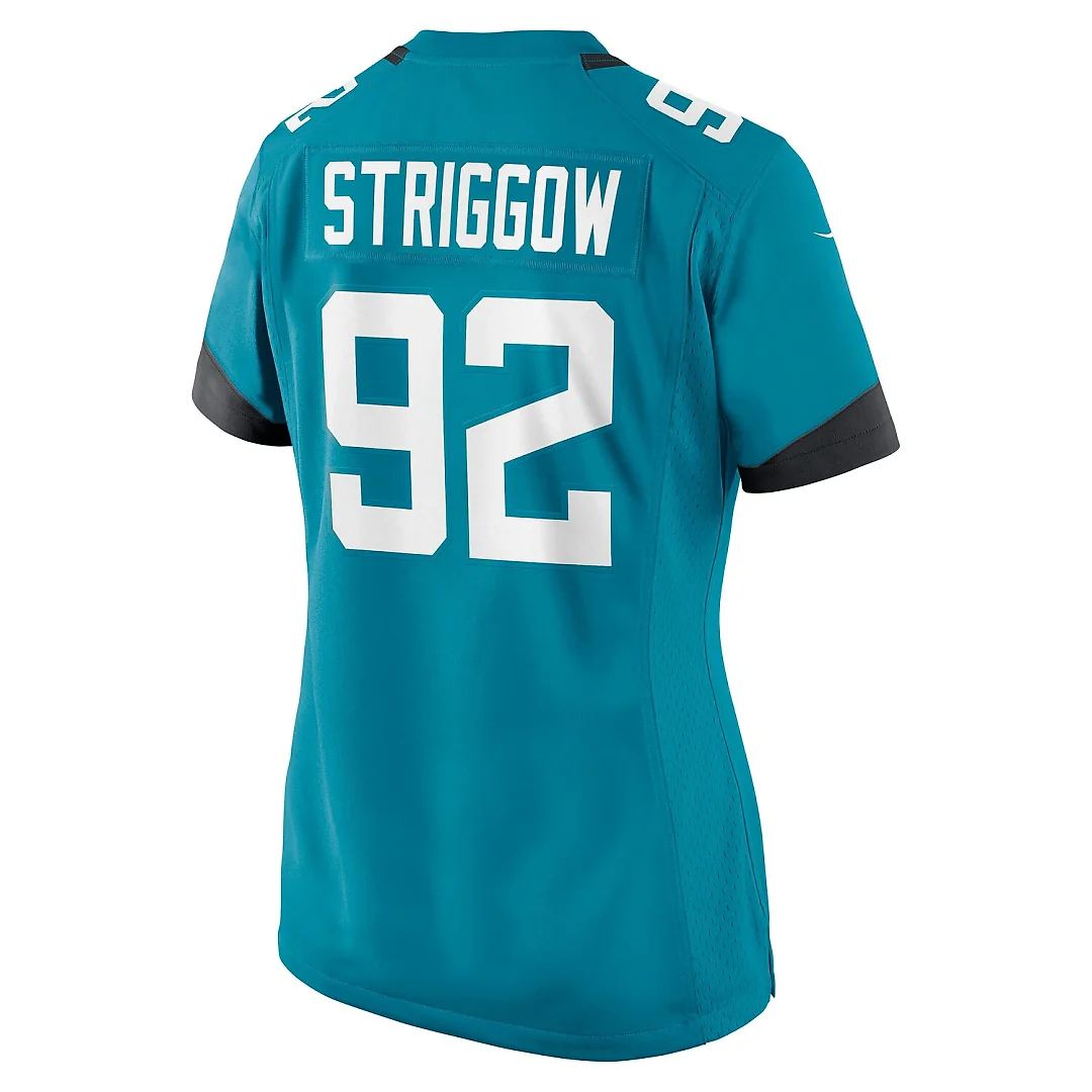 Zennovawear Danny Striggow Jacksonville Jaguars Women's Team Game Jersey - Teal