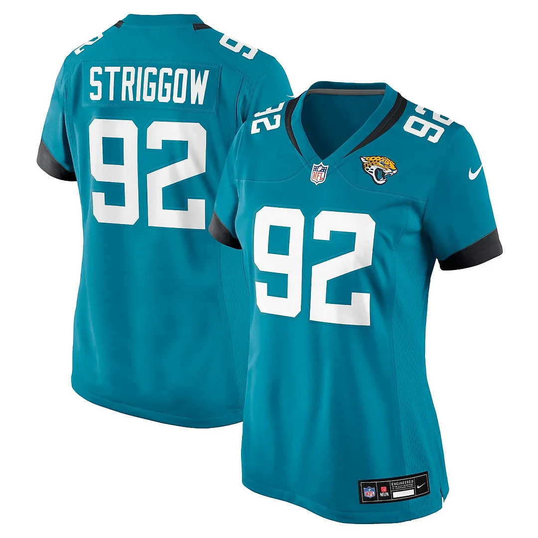 Zennovawear Danny Striggow Jacksonville Jaguars Women's Team Game Jersey - Teal