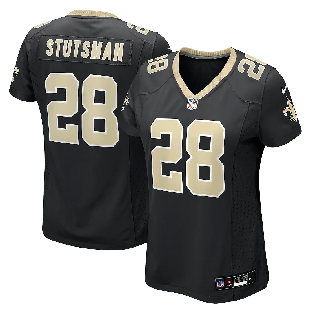Zennovawear Danny Stutsman New Orleans Saints Women's Team Game Jersey - Black
