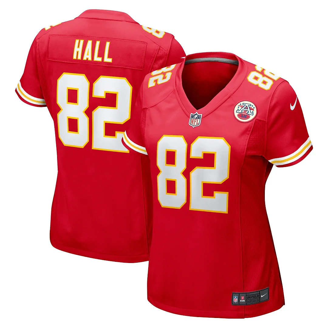 Zennovawear Dante Hall Kansas City Chiefs Women's Retired Player Game Jersey - Red