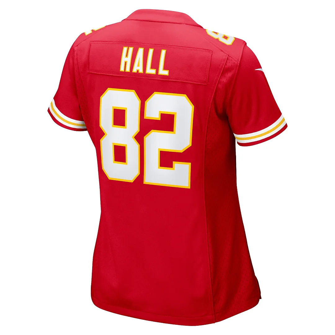 Zennovawear Dante Hall Kansas City Chiefs Women's Retired Player Game Jersey - Red