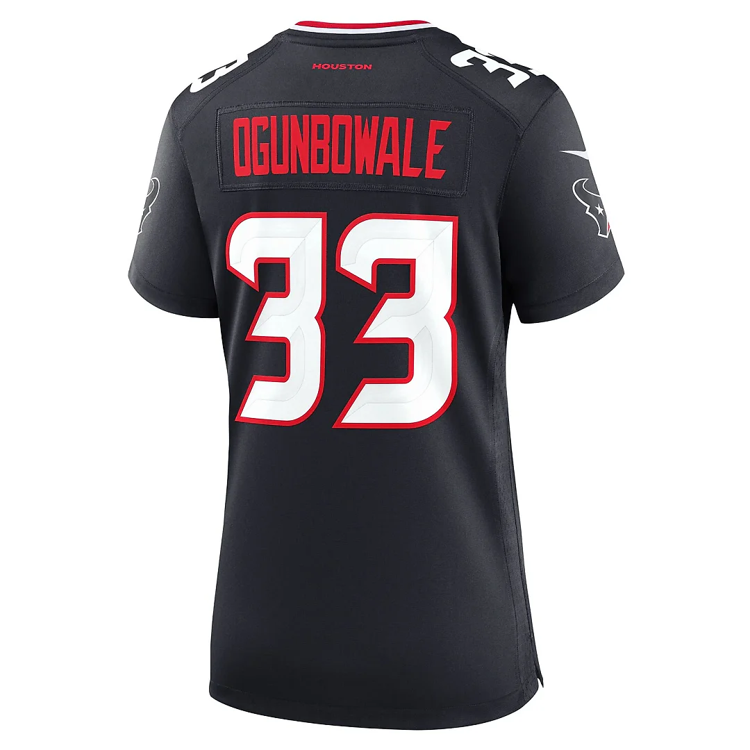 Zennovawear Dare Ogunbowale Houston Texans Women's Team Game Jersey - Navy