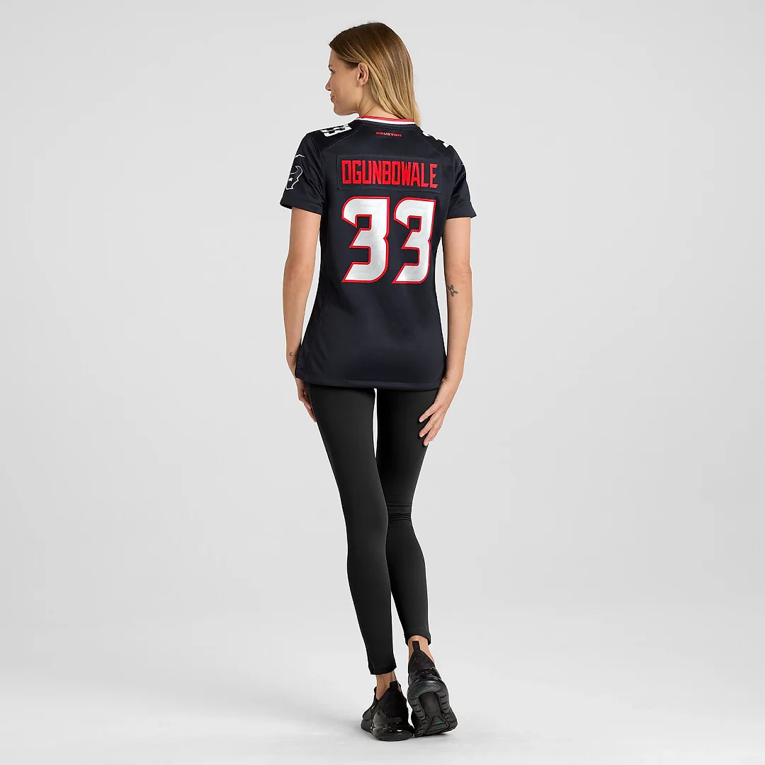 Zennovawear Dare Ogunbowale Houston Texans Women's Team Game Jersey - Navy