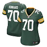 Zennovawear Darian Kinnard Green Bay Packers Women's Team Game Jersey - Green