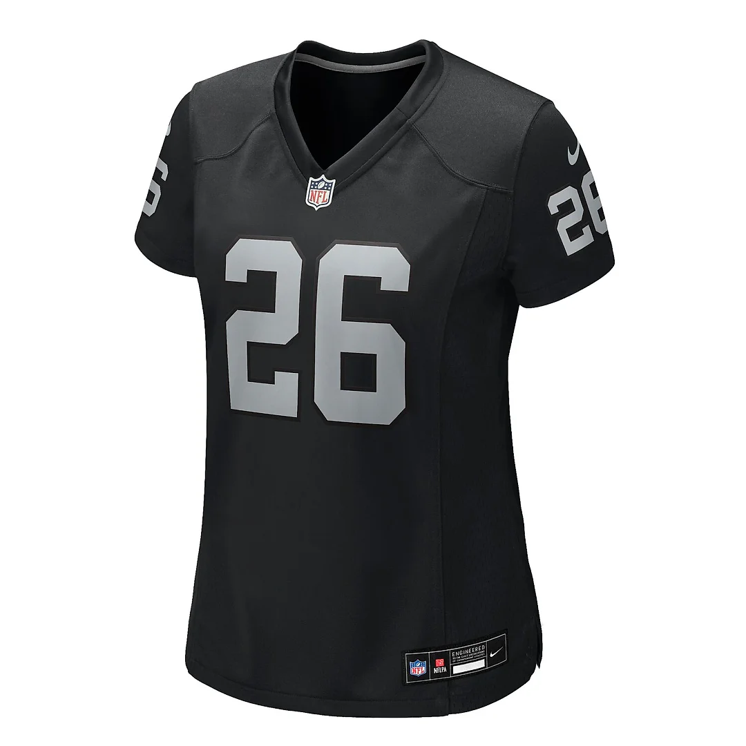 Zennovawear Darien Porter Las Vegas Raiders Women's Team Game Jersey - Black