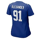 Zennovawear Darius Alexander New York Giants Women's Team Game Jersey - Royal