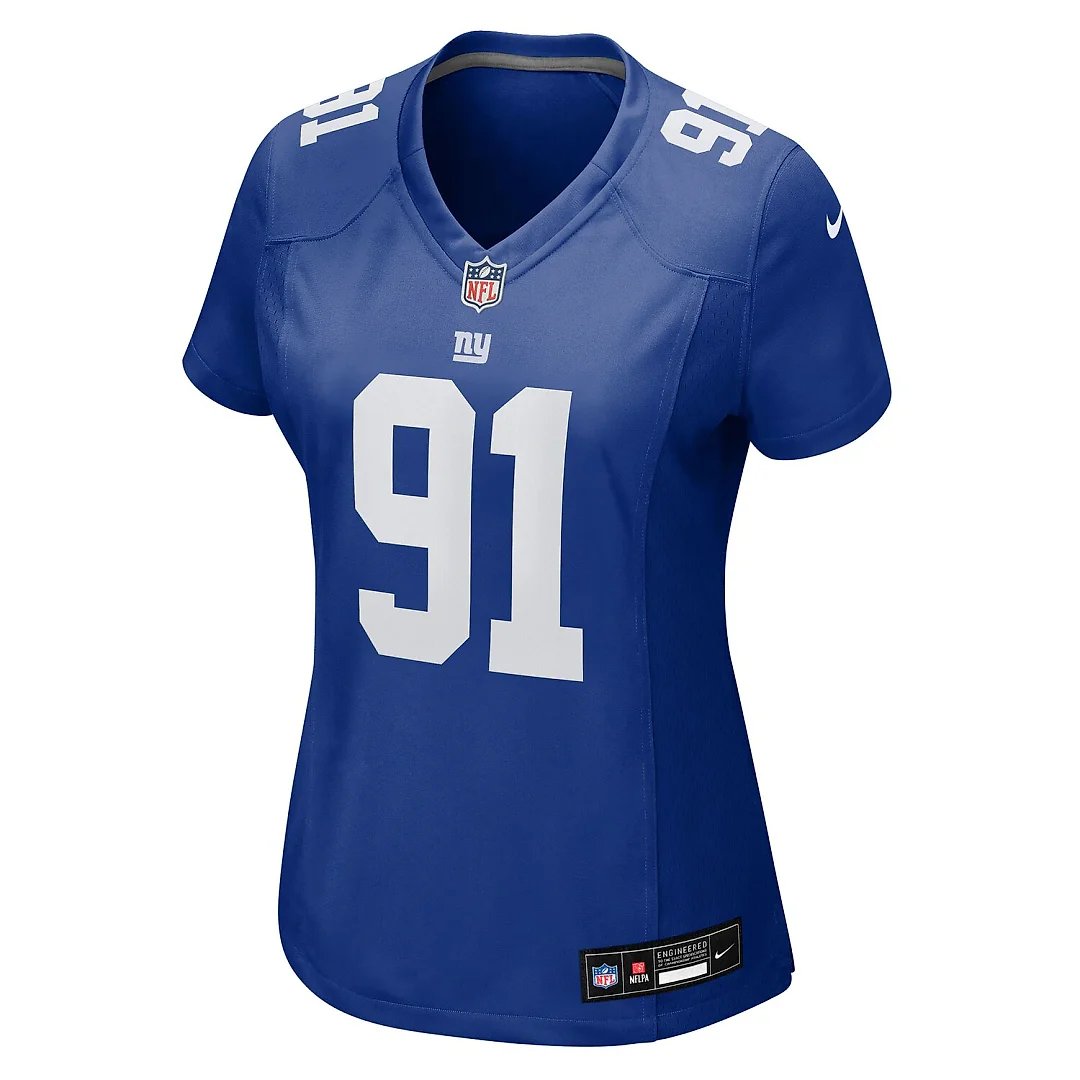 Zennovawear Darius Alexander New York Giants Women's Team Game Jersey - Royal