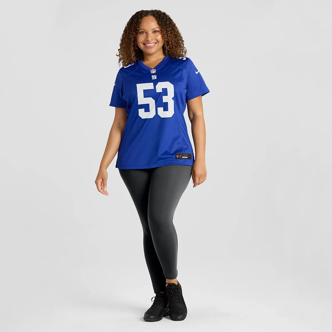 Zennovawear Darius Muasau New York Giants Women's Game Jersey - Royal