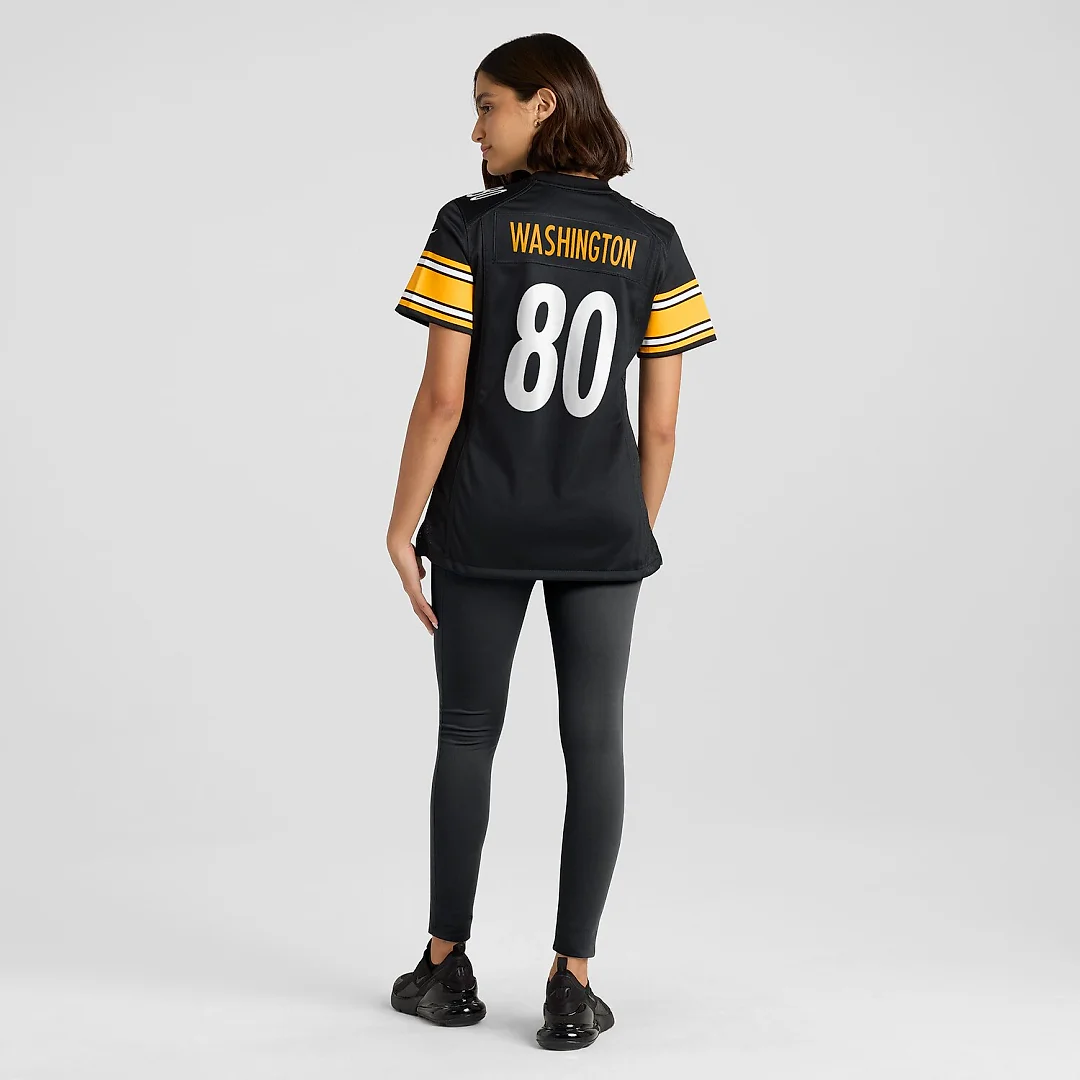 Zennovawear Darnell Washington Pittsburgh Steelers Women's Game Jersey - Black