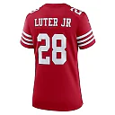 Zennovawear Darrell Luter Jr. San Francisco 49ers Women's Game Jersey - Scarlet