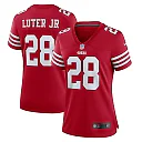 Zennovawear Darrell Luter Jr. San Francisco 49ers Women's Game Jersey - Scarlet