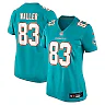 Zennovawear Darren Waller Miami Dolphins Women's Team Game Jersey - Aqua