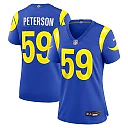 Zennovawear Darryl Peterson Los Angeles Rams Women's Team Game Jersey - Royal