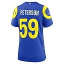 Zennovawear Darryl Peterson Los Angeles Rams Women's Team Game Jersey - Royal