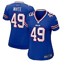 Zennovawear DaShaun White Buffalo Bills Women's Team Game Jersey - Royal