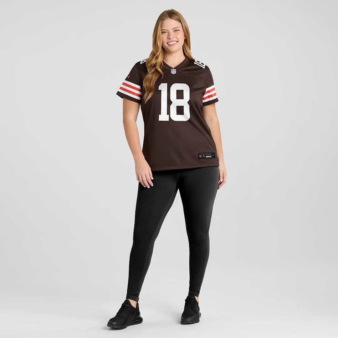 Zennovawear David Bell Cleveland Browns Women's Game Jersey - Brown