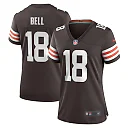 Zennovawear David Bell Cleveland Browns Women's Game Jersey - Brown