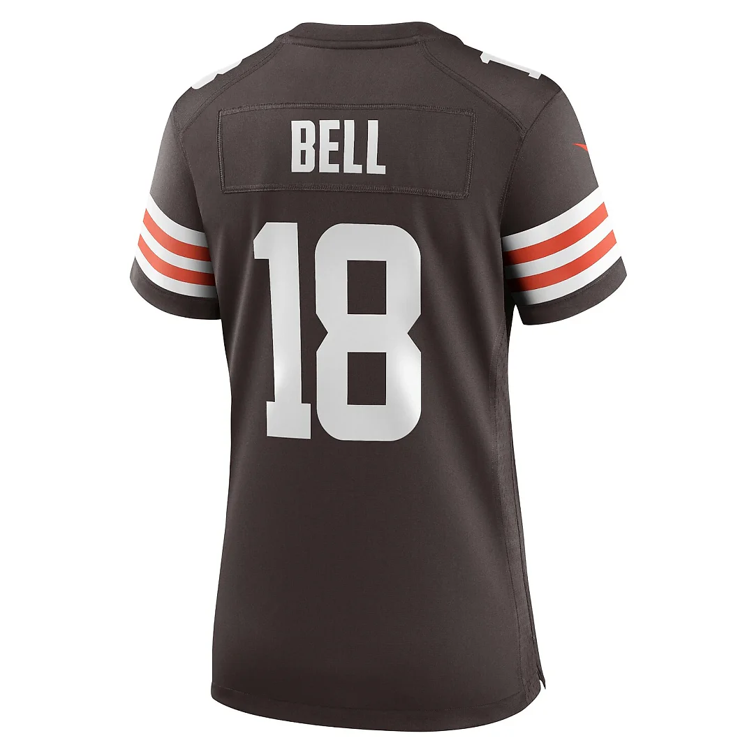 Zennovawear David Bell Cleveland Browns Women's Game Jersey - Brown