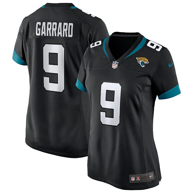 Zennovawear David Garrard Jacksonville Jaguars Women's Game Retired Player Jersey - Black