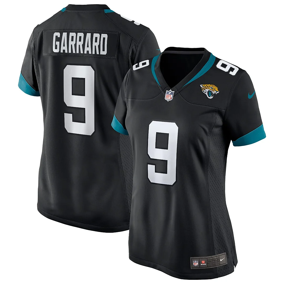 Zennovawear David Garrard Jacksonville Jaguars Women's Game Retired Player Jersey - Black