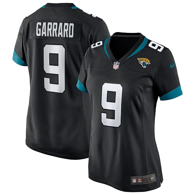 Zennovawear David Garrard Jacksonville Jaguars Women's Game Retired Player Jersey - Black