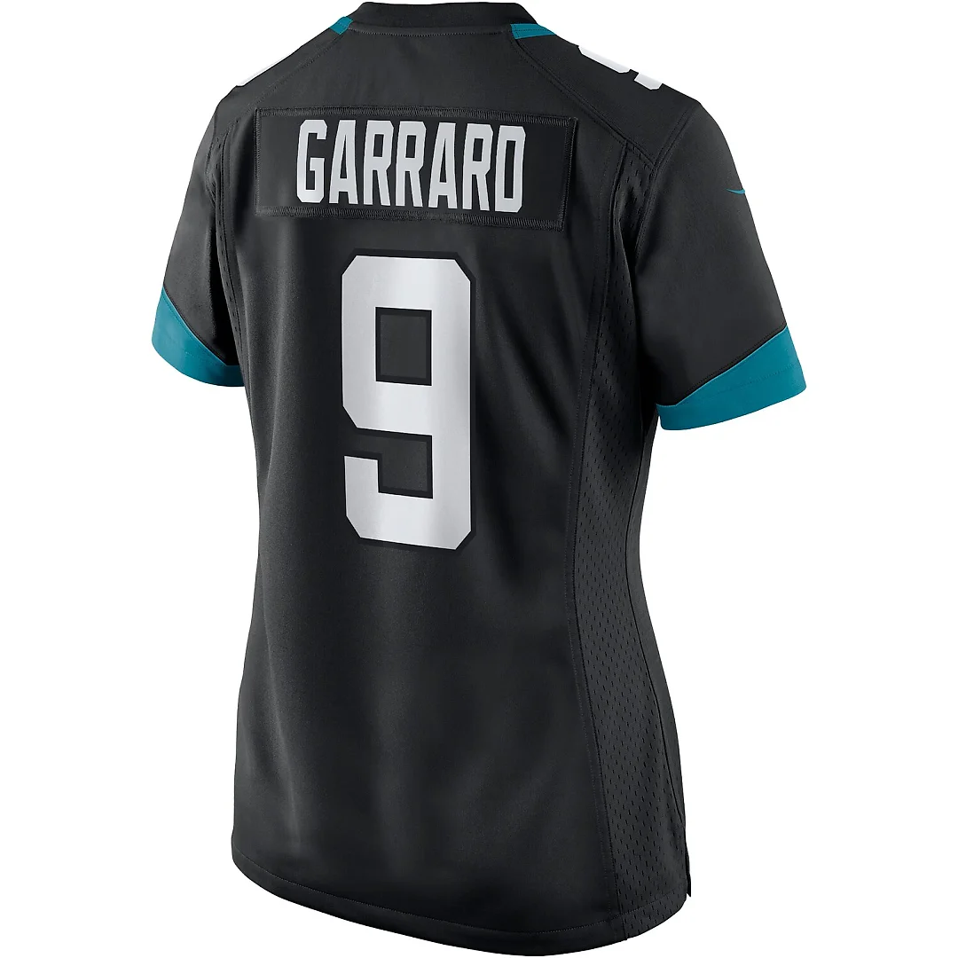Zennovawear David Garrard Jacksonville Jaguars Women's Game Retired Player Jersey - Black