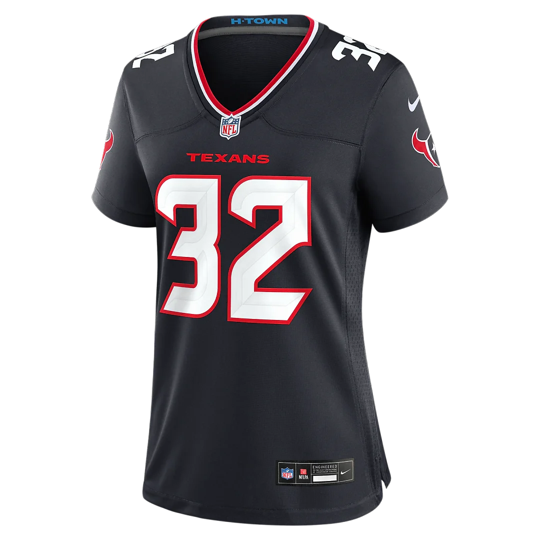 Zennovawear David Montgomery Houston Texans Women's Game Jersey - Navy