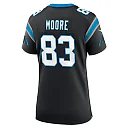 Zennovawear David Moore Carolina Panthers Women's Game Jersey - Black