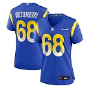 Zennovawear David Quessenberry Los Angeles Rams Women's Team Game Jersey - Royal