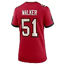 Zennovawear David Walker Tampa Bay Buccaneers Women's Team Game Jersey - Red