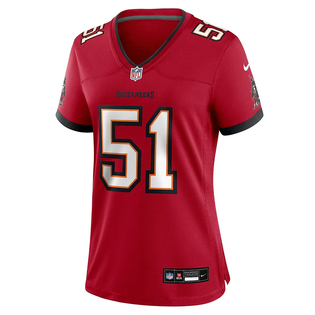 Zennovawear David Walker Tampa Bay Buccaneers Women's Team Game Jersey - Red