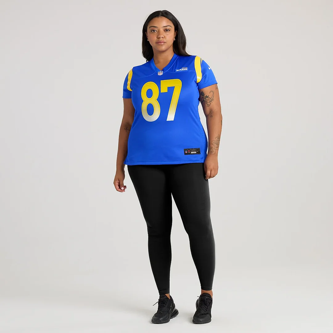 Zennovawear Davis Allen Los Angeles Rams Women's Home Game Jersey - Royal