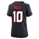 Zennovawear Davis Mills Houston Texans Women's Team Game Jersey - Navy