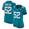 Zennovawear DaVon Hamilton Jacksonville Jaguars Women's Game Jersey - Teal