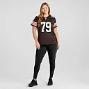 Zennovawear Dawand Jones Cleveland Browns Women's Team Game Jersey - Brown