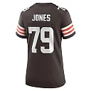 Zennovawear Dawand Jones Cleveland Browns Women's Team Game Jersey - Brown