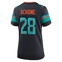 Zennovawear De’Von Achane Miami Dolphins Women's 2025 Rivalries Collection Game Jersey - Pitch Blue