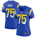 Zennovawear Deacon Jones Los Angeles Rams Women's Game Retired Player Jersey - Royal