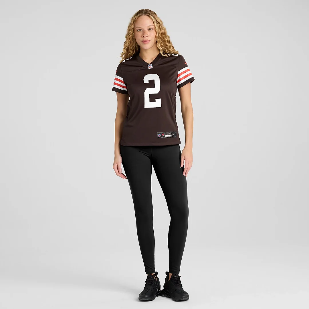 Zennovawear DeAndre Carter Cleveland Browns Women's Team Game Jersey - Brown