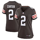 Zennovawear DeAndre Carter Cleveland Browns Women's Team Game Jersey - Brown