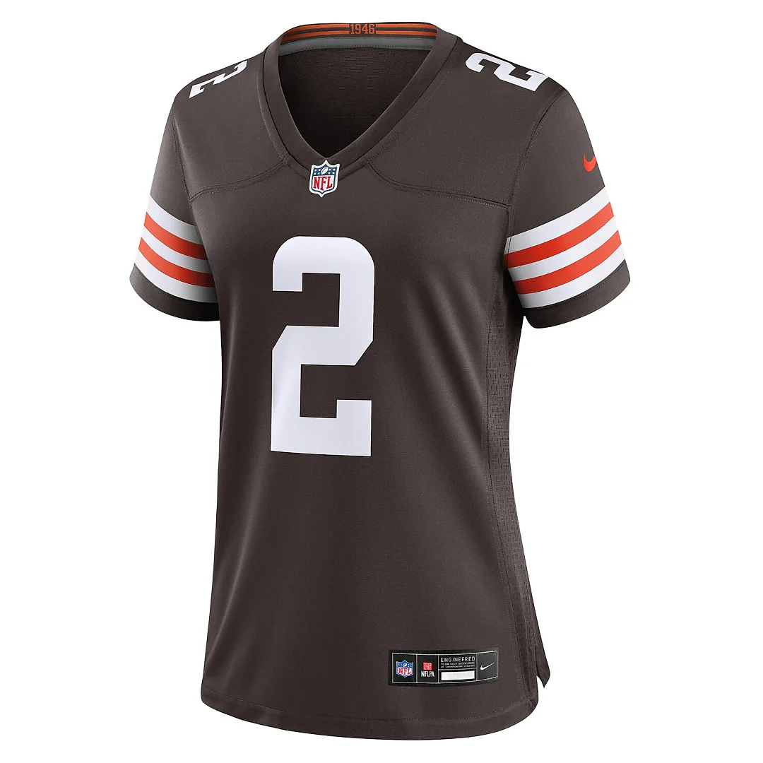 Zennovawear DeAndre Carter Cleveland Browns Women's Team Game Jersey - Brown