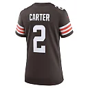 Zennovawear DeAndre Carter Cleveland Browns Women's Team Game Jersey - Brown