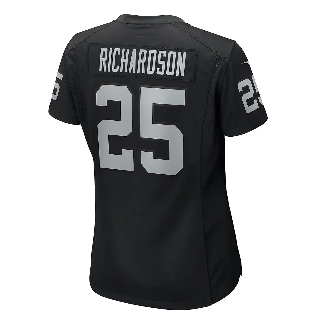 Zennovawear Decamerion Richardson Las Vegas Raiders Women's Game Jersey - Black