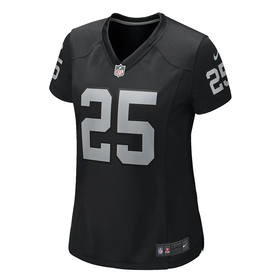 Zennovawear Decamerion Richardson Las Vegas Raiders Women's Game Jersey - Black